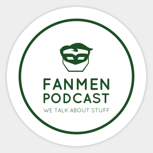 FANMEN Podcast Logo (Green) Sticker